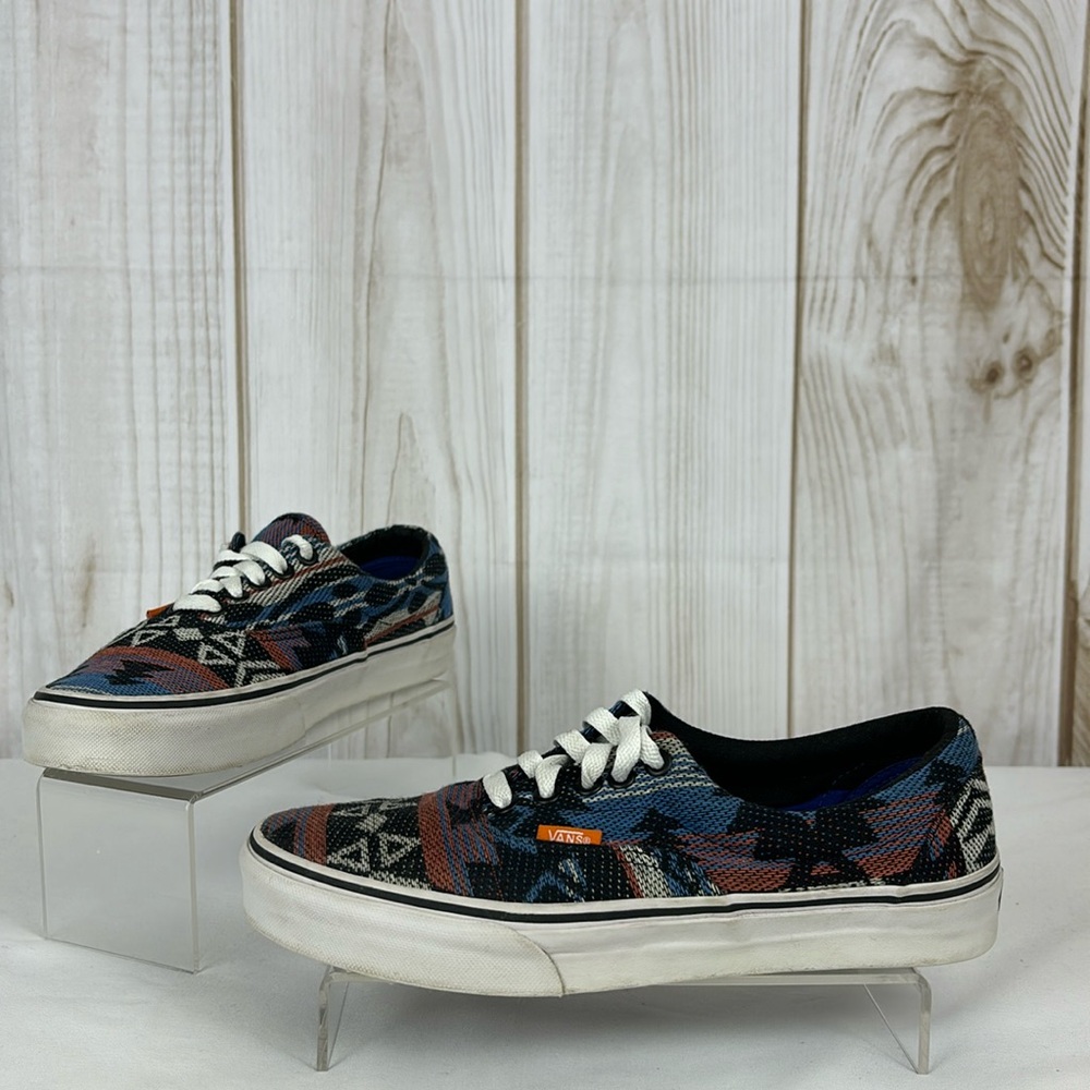Vans Inca Sneakers Aztec Lace Up Skate Shoe Multicolor Streetwear Women Size 8.5
